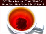 DIY Black Tea Hair Tonic That Can Make Your Hair Grow REALLY Long!