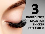 Mix These 3 Ingredients & Apply On Your Lashes Before Going To Sleep, Be Amazed With The Results!