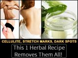 Cellulite, Stretch Marks, Dark Spots – This 1 Herbal Gel Removes Them All!