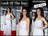 Kriti Sanon Turns Heads In Strapless Gown @ Dabboo Ratnani Calendar Launch
