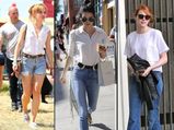 Look Like A Hollywood Fashionista By Wearing White On Blue Like This