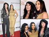 Kim Kardashian Shows Her Perfect Curves In Skimpy Dress