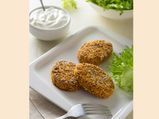 Oats Tikki with Tangy Green Chutney