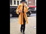 Bella Hadid Turns Heads In Bold Orange While Out In New York