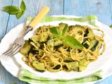 Quick Pesto Zucchini Pasta Recipe