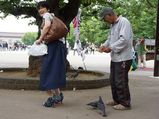 Japanese Woman Who Loves Wearing Pigeon Shoes!