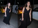 Ileana D'Cruz Turns A Slayer In Black For Mubarakan Screening