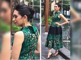 Karisma Unveils Her Charisma Through Her Peacock Look