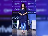 Vidya Balan Carried Blue For Her Channel Launch