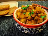 Kaddu Ki Sabzi Recipe | Dry Pumpkin Curry | Pethe Ki Sabzi Recipe
