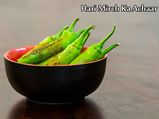 Hari Mirch Ka Achaar Recipe: How To Prepare Green Chilli Pickle