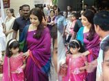 Aish And Aaradhya Rocked Their Ethnic Looks For Durga Puja 