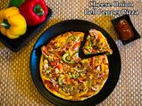 Cheese Onion Bell Pepper Pizza Recipe: How To Prepare Cheese Onion Bell Pepper Pizza