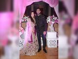 Krunal Pandya And Pankhoori Sharma Looked Gorgeous On Their Wedding Reception Party