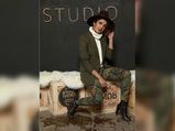 PeeCee Played A Cool Style Game With Camouflages And A Cowboy Hat At The Sundance Film Fest  