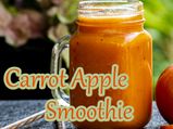 Carrot Apple Smoothie Recipe | Carrot Apple Glowing Juice Recipe | Summer Special Smoothie Recipe