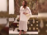 Huma Is A Delight To Watch In A White Kaftan Dress