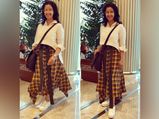 Manisha Koirala's Edgy And Quirky Attire Is The Future Of Airport Fashion