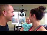 Kid Giggles Every Time His Parents Kiss Each Other