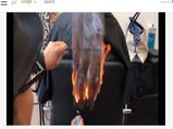 Video Of Stylist Setting A Client’s Hair On Fire!