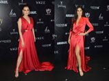 OMG! Katrina Kaif And Dia Mirza's Red Gowns Looked Pretty Similar At Vogue Beauty Awards 2018