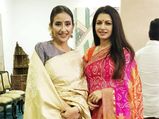 Bhagyashree & Manisha Koirala Donned Graceful Saris And Gave Us Our Pic Of The Day
