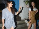 Sara Ali Khan And Ananya Panday Stepped Out Of A Restaurant In Striped And Retro Numbers