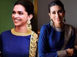 Karisma Kapoor's Royal Blue Anarkali Made Us Think Of Deepika Padukone's Similar Attire