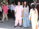 Arbaaz Khan And His Girlfriend Surprised in Pastel-Hued Outfits For Ganesh Chaturthi