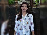Juhi Chawla Gave Us A Style Lesson By Pairing A Flowy Shirt With Straight-fit Pants