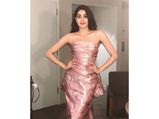Janhvi Kapoor's Pink Dress At WIFT Event Is About Mixing Sharp Silhouette With Whimsy Flares