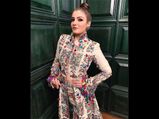 Raveena Tandon's Dramatic Attire Fails To Impress Us 
