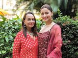 Alia Bhatt's Tilla-work Ensemble Is Ideal For Sangeet Ceremony 