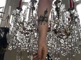She Is Engaged To A CHANDELIER And Gets A Tattoo Of It