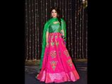 Of Fuchsia And Green, Zaira Wasim's Lehenga Is Definitely An OOTN 