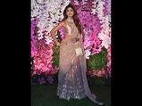 Shilpa Shetty Kundra's Gorgeous Lehenga With Sari-style Drape Has Caught Our Attention 