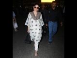 Kareena Kapoor Khan Notches Up Her Airport Look With This Polka-dotted Suit 