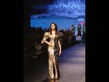 Warina Hussain Makes A Powerful Statement With Her Black And Gold Gown At The India Fashion Week
