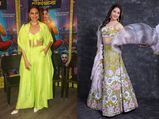 Sonakshi's Green Or Madhuri's Floral: Whose Attire Will You Pick For The Next Festive Occasion? 