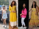 What Casual Outfits Did Khushi, Sharmin, Ananya, And Janhvi Wear Recently?