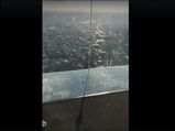 Glass Deck Coating Cracked On The 103rd Floor!