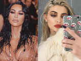 Kim Kardashian & Kylie Jenner Teach You How To Ace The Wet And Glossy Eye Make-up Look