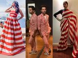 Aishwarya, Rajkummar, And Deepika Beckon Us To Make Red And White Stripes Wardrobe Essential 