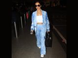 Malaika Arora Gets Papped In A Denim-On-Denim Look At The Airport  