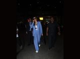 Sonam Kapoor Ahuja Ups Her Airport Fashion Game With A Blue And White Classy Formals