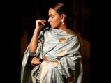 Neha Dhupia Gives Modern And Elegant Drape And Jewellery Goals 