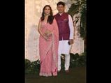 Madhuri Dixit Nene Looks Glamourous In A Pink Sequinned Sari