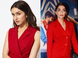 Sonam Kapoor Ahuja’s Pantsuit Or Shraddha Kapoor’s Jumpsuit, Whose Red Outfit Looks Better?