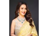 Madhuri Dixit Nene’s Bright Yellow Sari And Embellished Blouse Is So Worth Investing In 