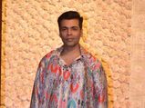 Style Maven Karan Johar Gives His Vibrant Outfit A Stylish Scarf Update 